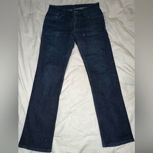 Nudie Jeans Men's Deep Indigo Straight Jeans